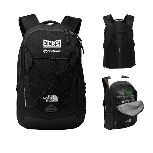The North Face Black Groundwork Backpack-ECRS ConTeras CoBrand