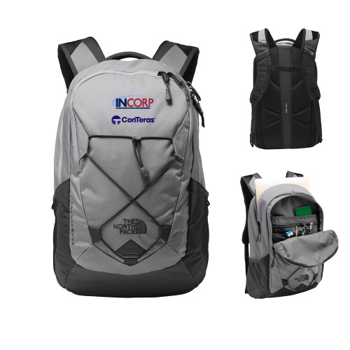 The North Face Mid Grey/Asphalt Grey Groundwork Backpack-Incorp ConTeras CoBrand
