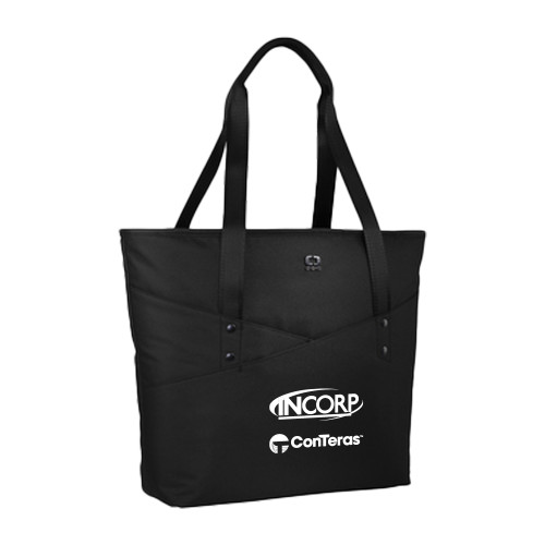 OGIO Black Downtown Tote-Incorp ConTeras CoBrand