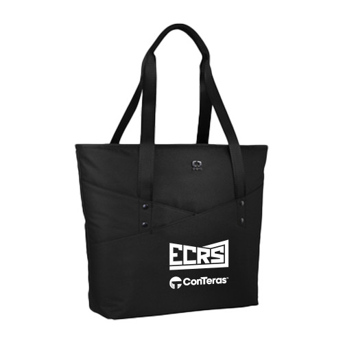 OGIO Black Downtown Tote-ECRS ConTeras CoBrand