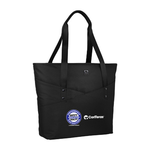 OGIO Black Downtown Tote-Performance Insulation Contractors ConTeras CoBrand