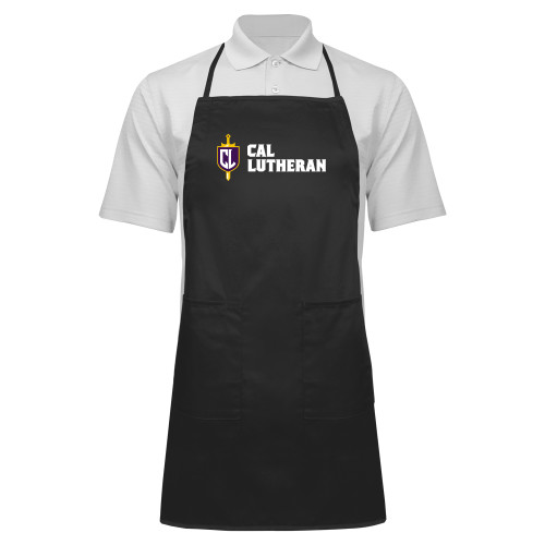  Full Length Black Apron - Sword and Shield Cal Lutheran