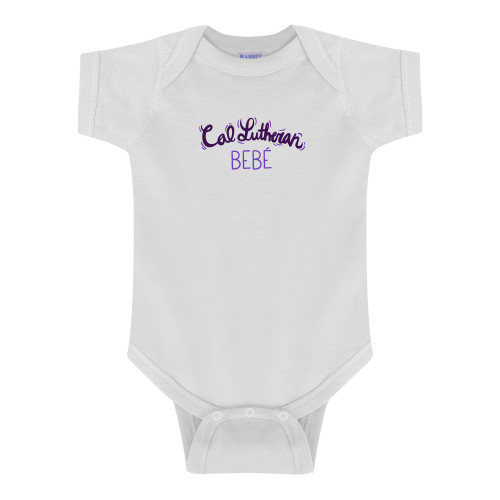  White Infant Onesie - Cal Lutheran Bebe