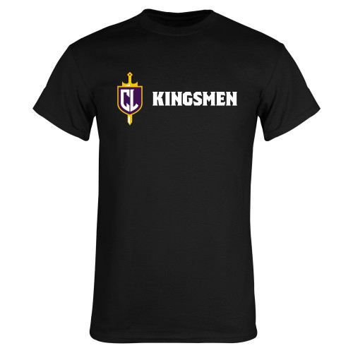  Black T Shirt - Shield and Crown Kingsmen