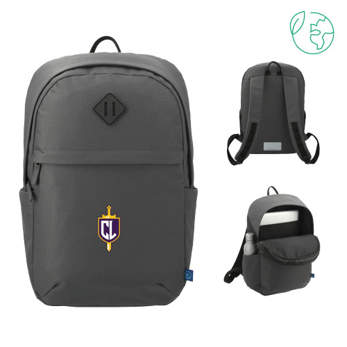  Repreve Charcoal Ocean Commuter Computer Backpack - Sword and Shield CL
