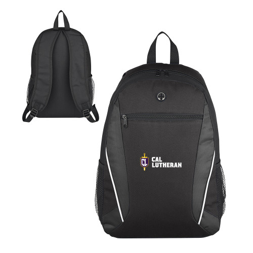 Homerun Black Computer Backpack - Sword and Shield Cal Lutheran