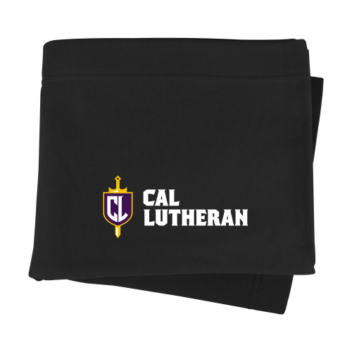  Black Sweatshirt Blanket - Sword and Shield Cal Lutheran