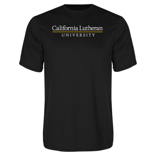  Black Performance Tee - Cal Lutheran Institutional