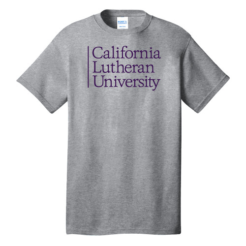  Extended Athletic Heather T Shirt - Cal Lutheran Institutional Stacked