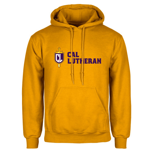  Gold Fleece Hoodie - Sword and Shield Cal Lutheran