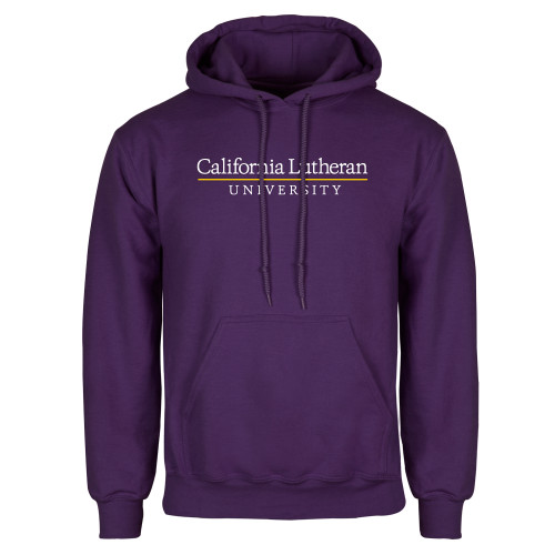  Purple Fleece Hoodie - Cal Lutheran Institutional