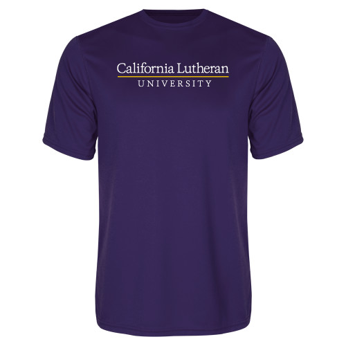  Purple Performance Tee - Cal Lutheran Institutional