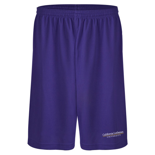  Purple Performance Classic 9 Inch Short - Cal Lutheran Institutional