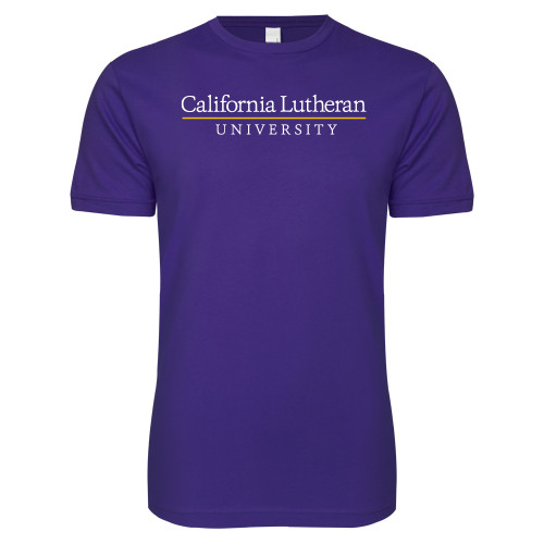  Next Level Purple SoftStyle T Shirt - Cal Lutheran Institutional