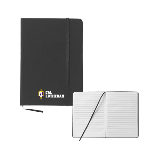  5x7 Black Hard Cover Journal - Sword and Shield Cal Lutheran