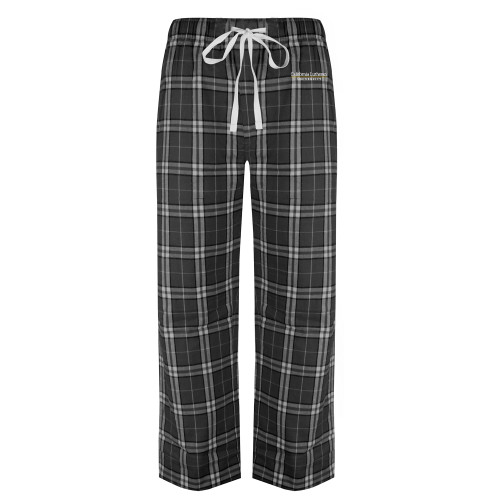  Black/Grey Flannel Pajama Pant - Cal Lutheran Institutional