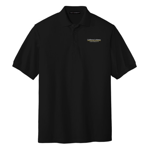  Black Silk Touch Polo - Cal Lutheran Institutional