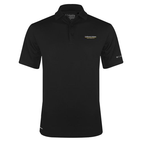 Columbia Black Omni Wick Drive Polo - Cal Lutheran Institutional