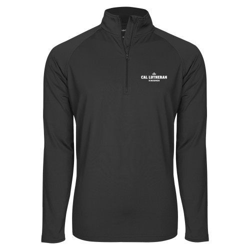  Sport Tek Charcoal Sport Wick Stretch 1/2 Zip Pullover - Crown Kingsmen Lockup