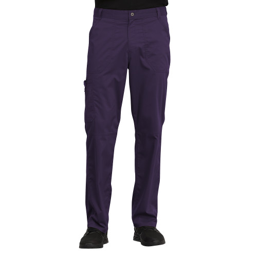  Mens Purple Revolution Scrub Pants BLANK - Blank Logo