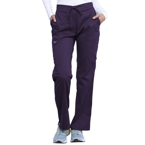  Womens Purple Revolution Scrub Pants BLANK - Blank Logo