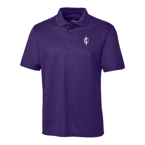  C&B Purple Clique Ice Pique Polo - CL Sword and Shield