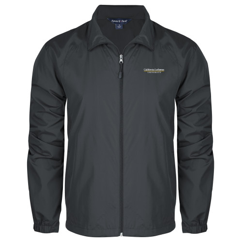  Charcoal Full Zip Wind Jacket - Cal Lutheran Institutional