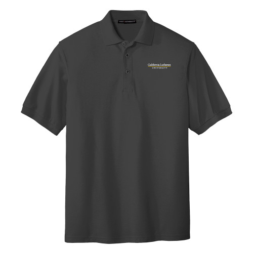  Charcoal Silk Touch Polo - Cal Lutheran Institutional