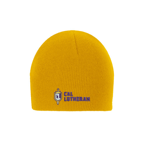  Gold Knit Beanie - Sword and Shield Cal Lutheran