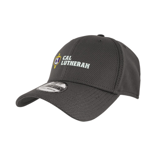  New Era Charcoal Diamond Era 39Thirty Stretch Fit Hat - Sword and Shield Cal Lutheran