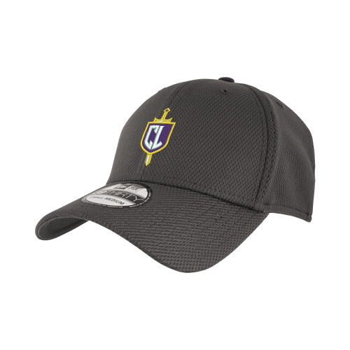  New Era Charcoal Diamond Era 39Thirty Stretch Fit Hat - Sword and Shield CL