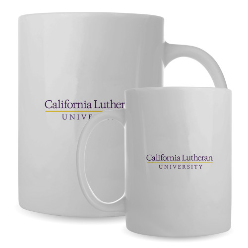  Full Color White Mug 15oz - Cal Lutheran Institutional