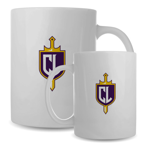  Full Color White Mug 15oz - Sword and Shield CL