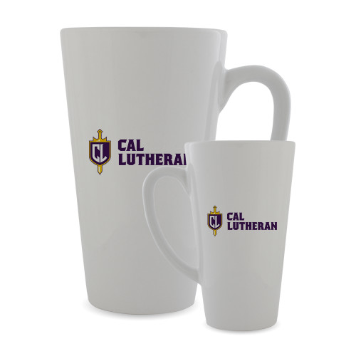  Full Color Latte Mug 17oz - Sword and Shield Cal Lutheran