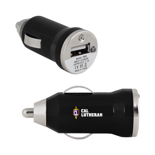  On the Go Black Car Charger - Sword and Shield Cal Lutheran