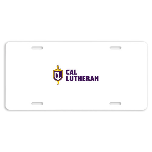  License Plate - Sword and Shield Cal Lutheran