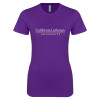 Thumbnail image for  Next Level Womens Purple Boyfriend Tee