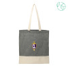 Thumbnail image for  Split Recycled Black Cotton Twill Convention Tote