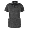 Thumbnail image for  Womens Charcoal Honeycomb Jacquard Polo