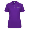 Thumbnail image for  Womens Silk Touch Purple Pique Polo