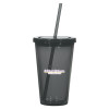 Thumbnail image for  Madison Double Wall Charcoal Tumbler w/Straw 16oz