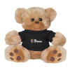 Thumbnail image for  Plush Big Paw 8 1/2 inch Brown Bear w/Black Shirt