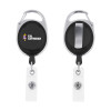 Thumbnail image for  Black Oval Retractable Badge Holder w/Clip