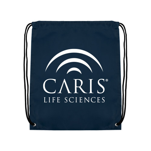 Navy Drawstring Backpack-CARIS