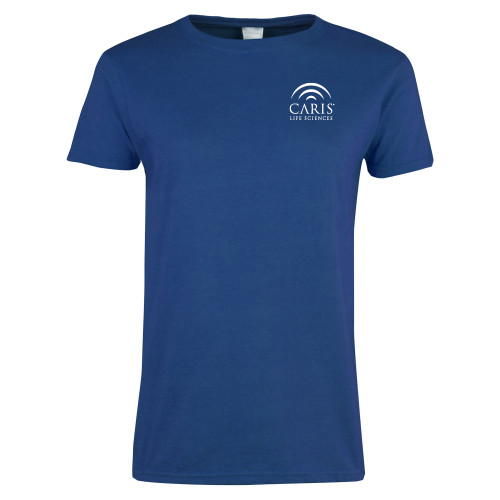 Womens Royal Short Sleeve Tee-CARIS