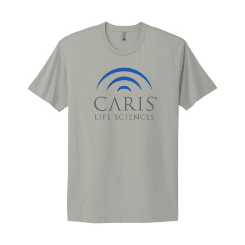 Next Level Unisex Light Grey Cotton Tee-CARIS