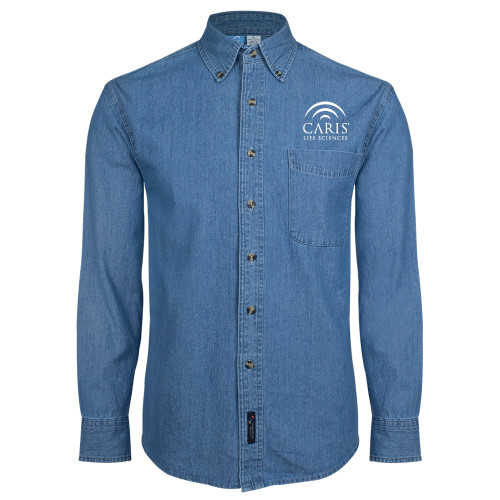 Denim Shirt Long Sleeve-CARIS