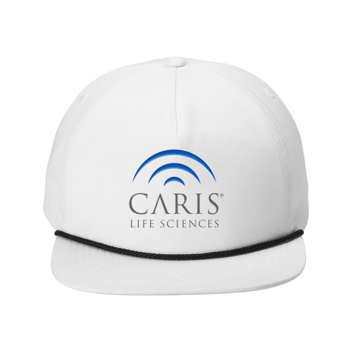 Retro White/Black Rope Cap-CARIS
