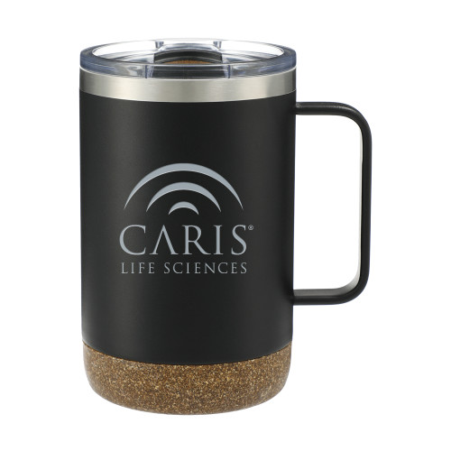 Valhalla Vacuum Insulated Camp Black Mug 14oz-CARIS Engraved