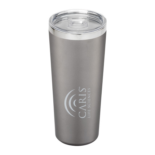 Thor Vacuum Insulated Grey Tumbler 22oz-CARIS Engraved